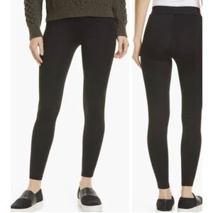 Vince Womens Black Leggings Pull On Stretch Pant Minimalist Classic size Medium